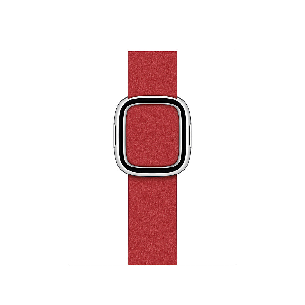 Apple 40mm Hebilla moderna - Correa para reloj inteligente - Pequeña - Escarlata - para reloj (38mm, 40mm, 41mm)