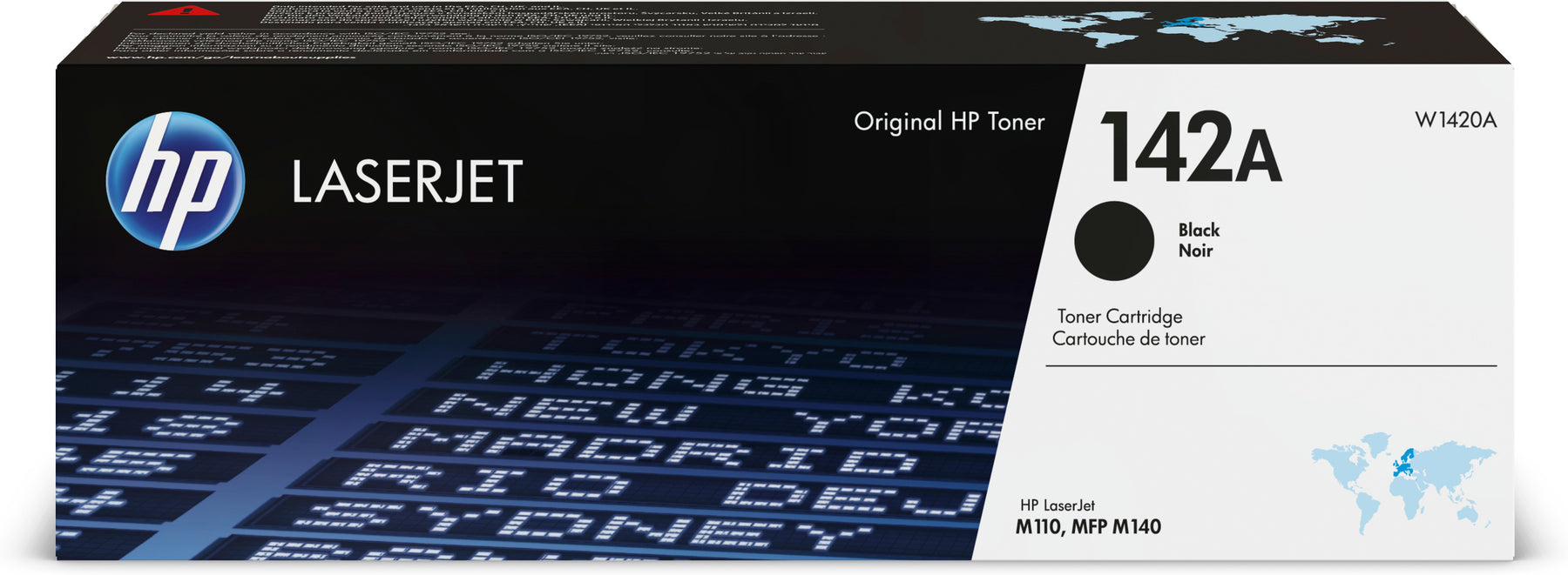 HP 142A - Preto - original - LaserJet - cartucho de toner (W1420A) - para LaserJet M110w, M110we, MFP M140w, MFP M140we