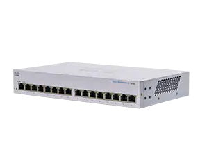Cisco Business 110 Series 110-16T - Switch - no management - 16 x 10/100/1000 - desktop, rail mountable, wall mountable
