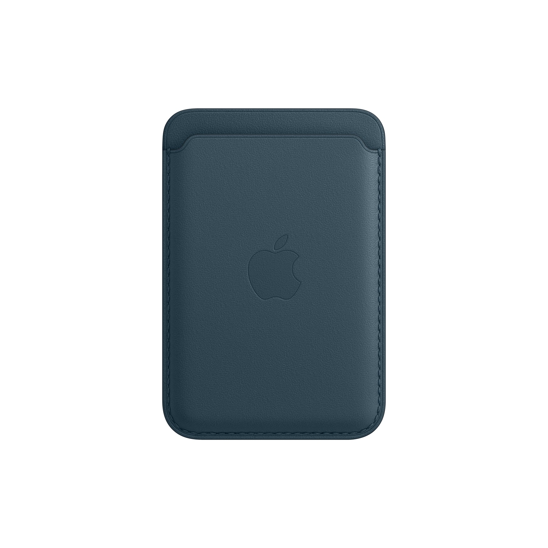 iPhone Leather Wallet with MagSafe - Baltic Blue