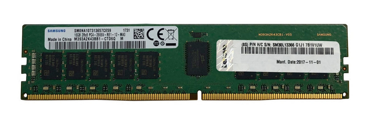 Lenovo TruDDR4 - DDR4 - módulo - 32 GB - DIMM 288-pin - 3200 MHz / PC4-25600 - 1.2 V - registado - ECC - para ThinkAgile MX3330-F Appliance, MX3330-H Appliance, MX3331-F Certified Node