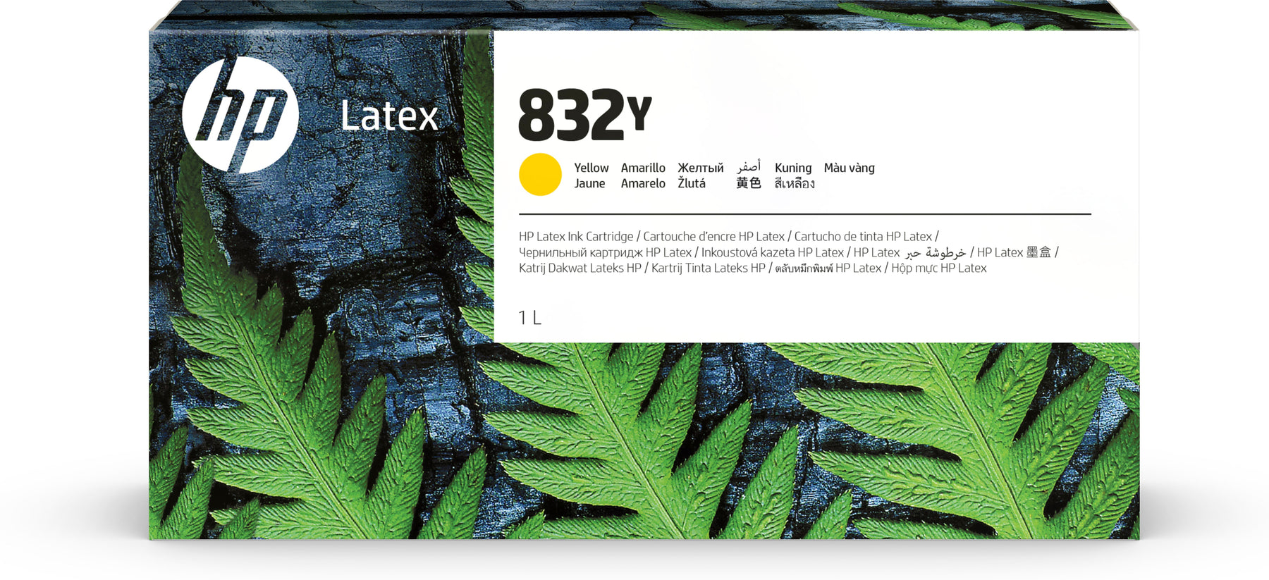 HP 832Y - 1 L - amarelo - original - Latex - tinteiro - para Latex 700 W