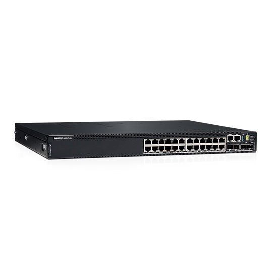 Dell PowerSwitch N3224T-ON - Interruptor - L3 - Administrado - 24 x 10/100/1000 + 4 x 10 Gigabit SFP+ + 2 x 100 Gigabit QSFP28 - fluxo de ar frente para trás - montável em trilho - CAMPUS Smart Value