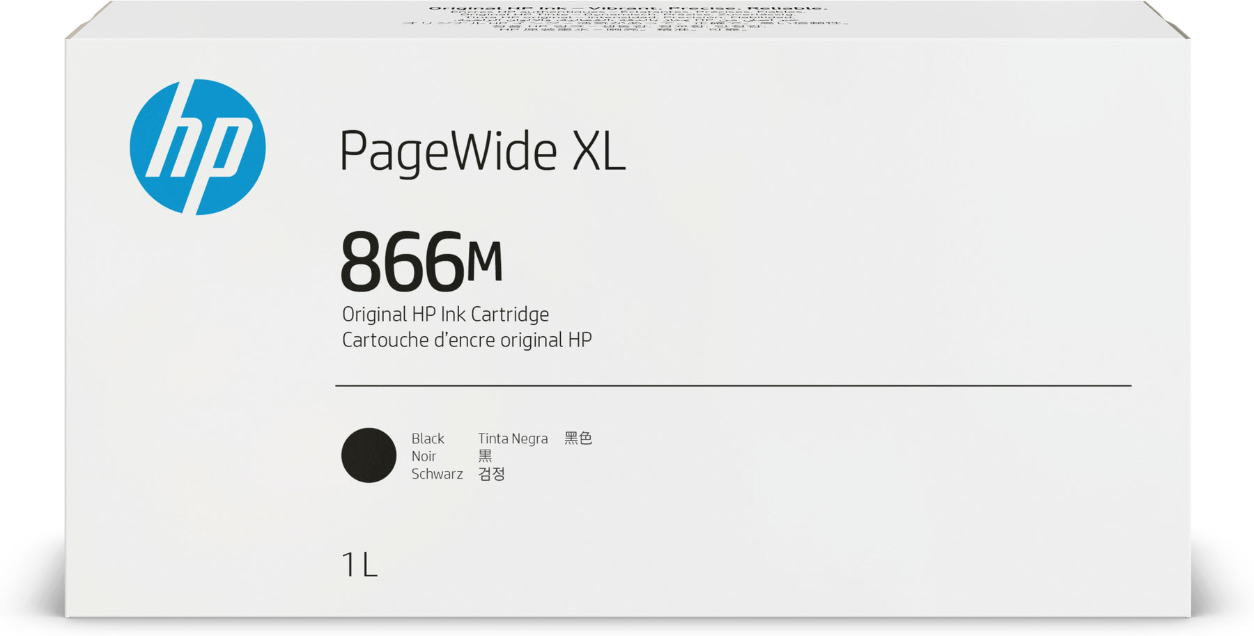HP 866M - 1 L - preto - original - PageWide XL - tinteiro - para PageWide XL 5200