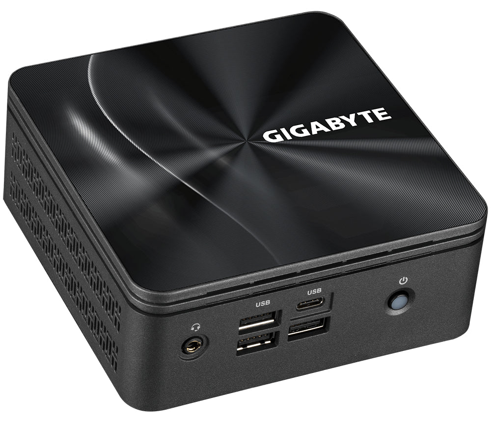 Gigabyte BRIX s GB-BRR5H-4500 (rev. 1.0) - Barebone - Ultra Compact PC Kit - 1 x Ryzen 5 4500U / 2.3 GHz - RAM 0 GB - Radeon Graphics - 2.5 GigE, Bluetooth 5.2 - WLAN: 802.11a/b/g/n/ac/ax, Bluetooth 5.2