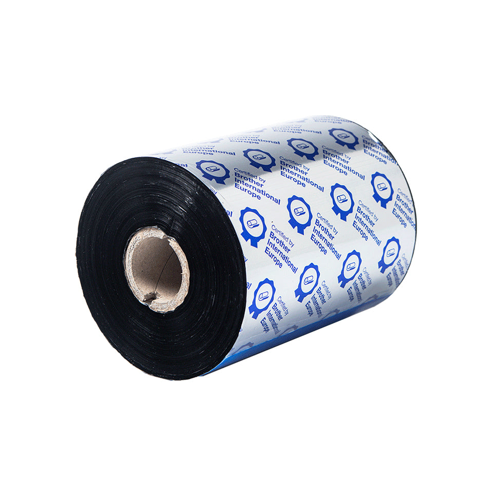 Brother Premium - Pack of 6 - Black - 110mm x 600m - Print Ribbon (Pack of 6) - for Brother TD-4420, TD-4520, TD-4650, TD-4750, Titan Industrial Printer TJ-4520, TJ -4522