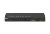 NETGEAR AV Line M4250-26G4F-PoE+ - Switch - L3 - Managed - 24 x 10/100/1000 (PoE+) + 2 x 10/100/1000 + 4 x 1000Base-X SFP - side-to-side airflow - mountable on rail - PoE+ (300 W)