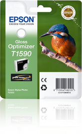 Epson T1590 Gloss Optimizer - 17 ml - original - blister - cartucho optimizador de tinta - para Stylus Photo R2000