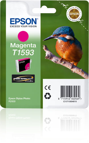 Epson T1593 - 17 ml - magenta - original - blister - ink cartridge - for Stylus Photo R2000