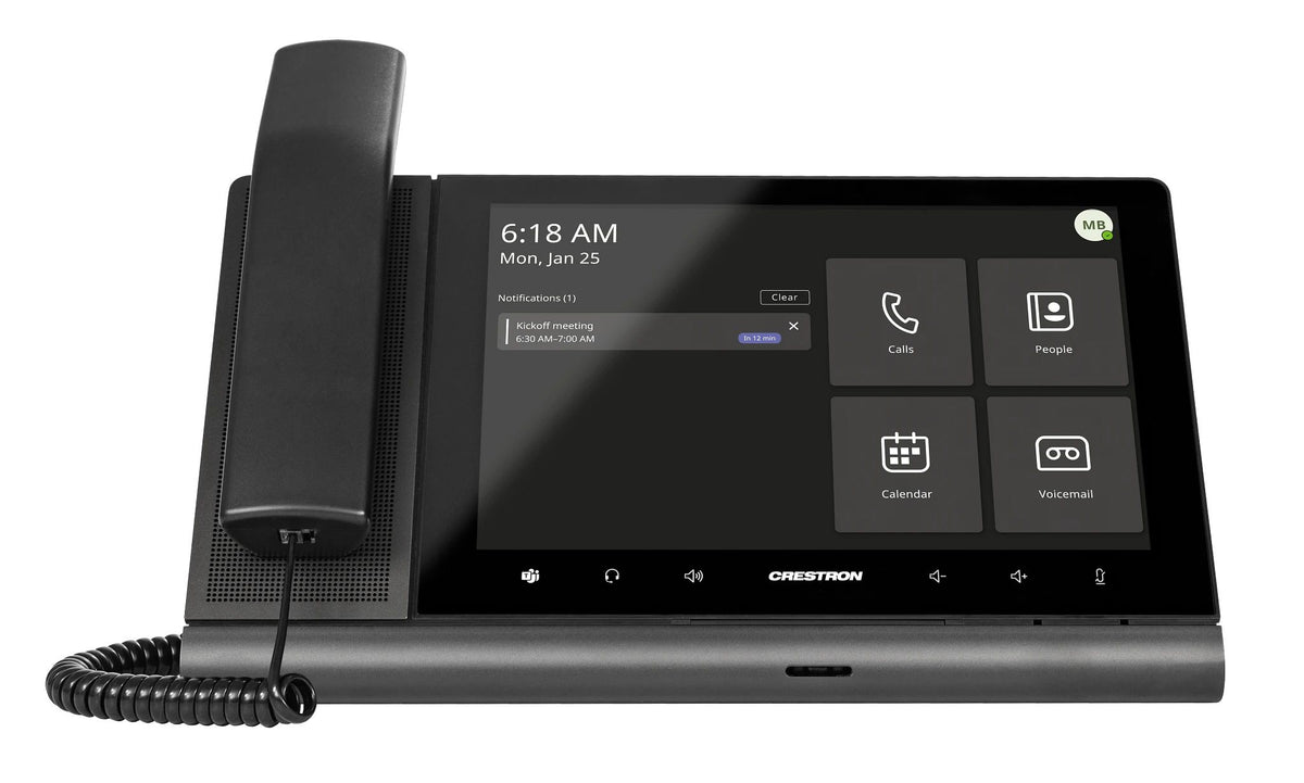 Crestron Flex UC-P10-T-C-HS-I - Para Equipas Microsoft - videofone IP - com interface Bluetooth - SRTP