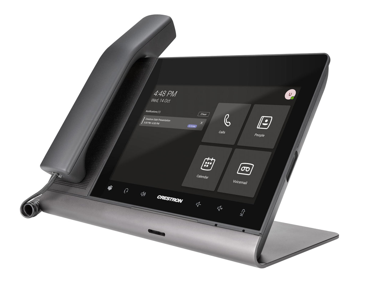 Crestron Flex UC-P8-T-HS-I - Para Equipas Microsoft - telefone VoIP - com interface Bluetooth - SRTP
