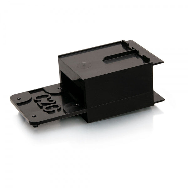 Caja de montaje de anillo adaptador HDMI retráctil C2G para cajas de mesa Crestron - Caja de montaje para kit de adaptador de video - negro