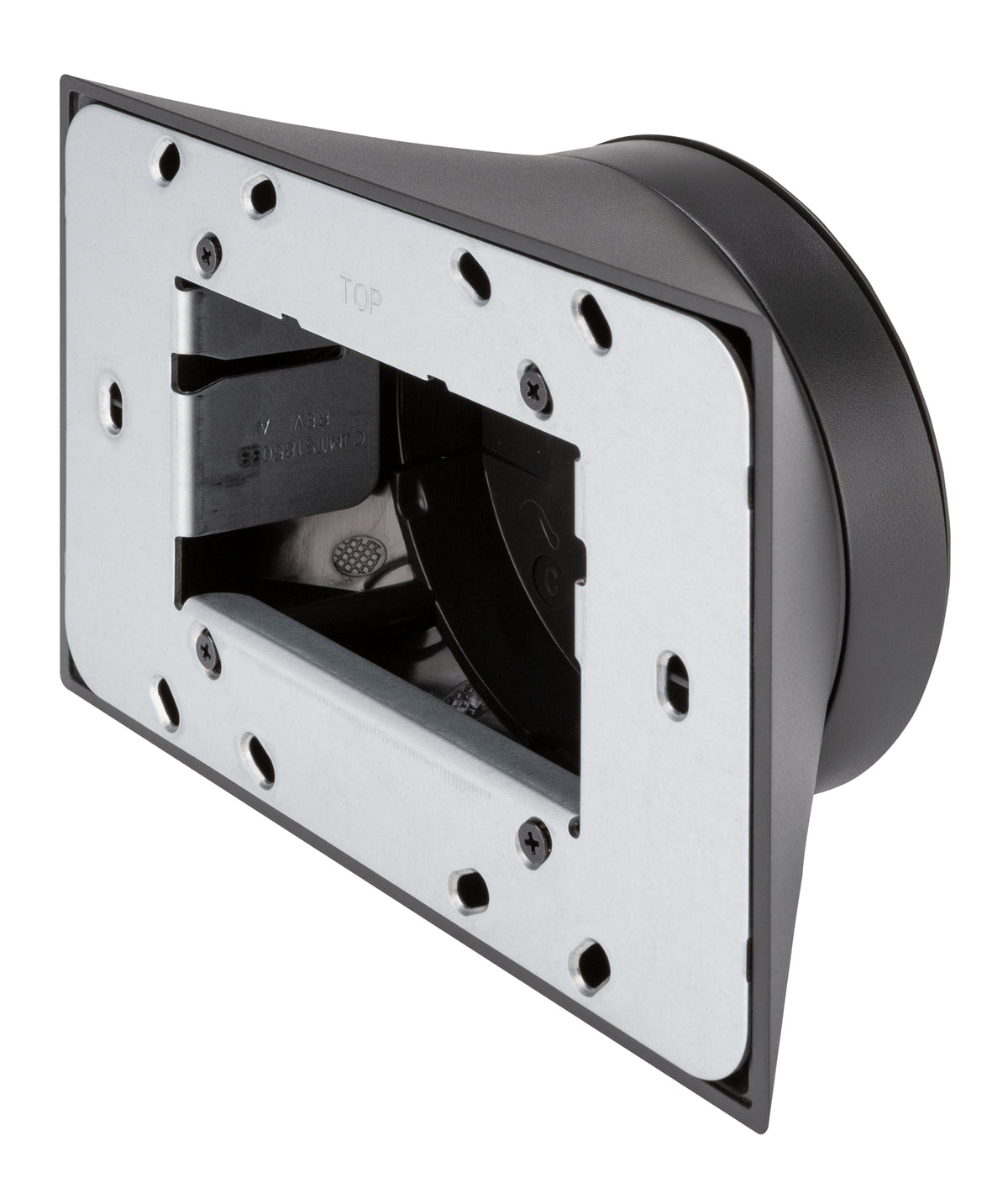 Crestron - Kit de montagem (suporte, montagem fixada por adesivo) - para tela de toque - plástico - preto liso - montável em parede, montável em superfície, montado em vidro - para Room Scheduling Touch Screen TSS-770, Touch Screen TSS-770, TSW-770