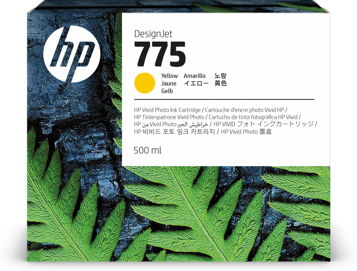 HP 775 - 500 ml - amarillo - original - DesignJet - cartucho de tinta - para DesignJet Z6 Pro