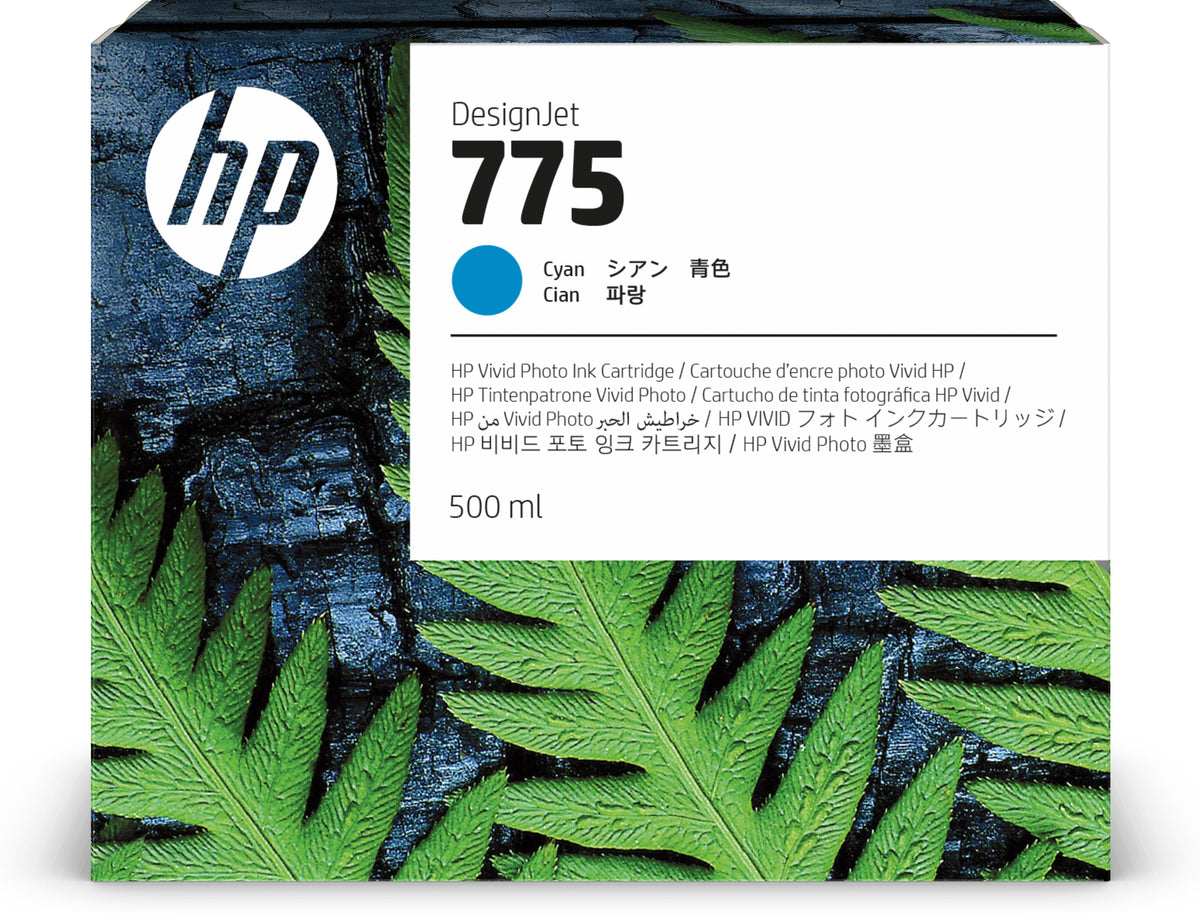 HP 775 - 500 ml - azul cian - original - DesignJet - cartucho de tinta - para DesignJet Z6 Pro