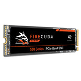Seagate FireCuda 530 ZP4000GM3A013 - SSD - 4 TB - interno - M.2 2280 - PCIe 4.0 x4 (NVMe) - con 3 años Seagate Rescue Data Recovery