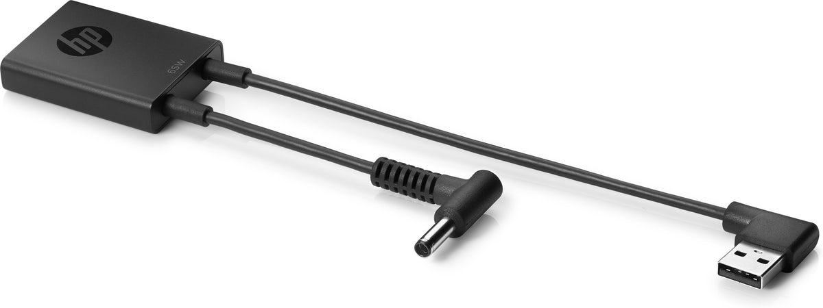 HP 4.5 mm and USB-C Dock Adapter G2 - USB Adapter - USB-C (F) to DC jack, USB Type A (M) - USB 3.0 - 20.69 cm - for HP 24X G8, 255 G8, 340 G7, ProBook 430 G5, 630 G8, 635, 640 G8, 650 G8, ZBook Studio G8