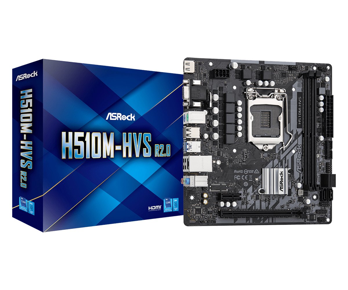 H510M-HVS R2.0 M-ATX LGA1200 2 CPNT