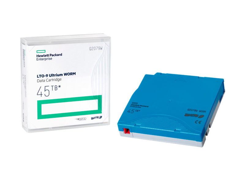 HPE - LTO Ultrium WORM 9 - 18TB / 45TB - Write Labels - Sky Blue - for P/N: R7E99A, R7F00A, R7F01A, R7F02A