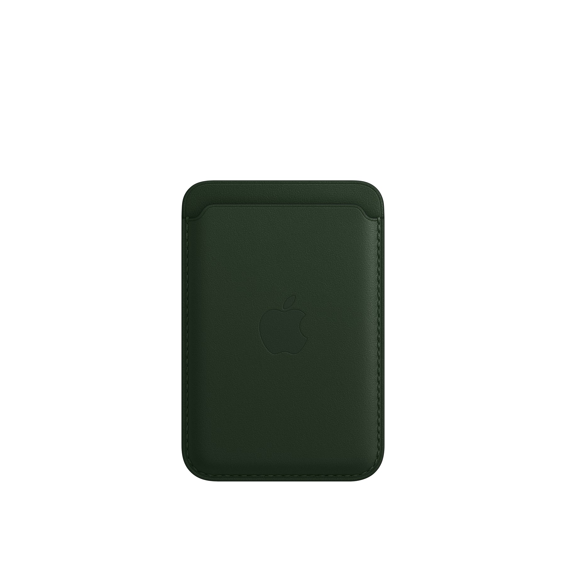 Cartera de cuero para iPhone con MagSafe - Verde Sequoia