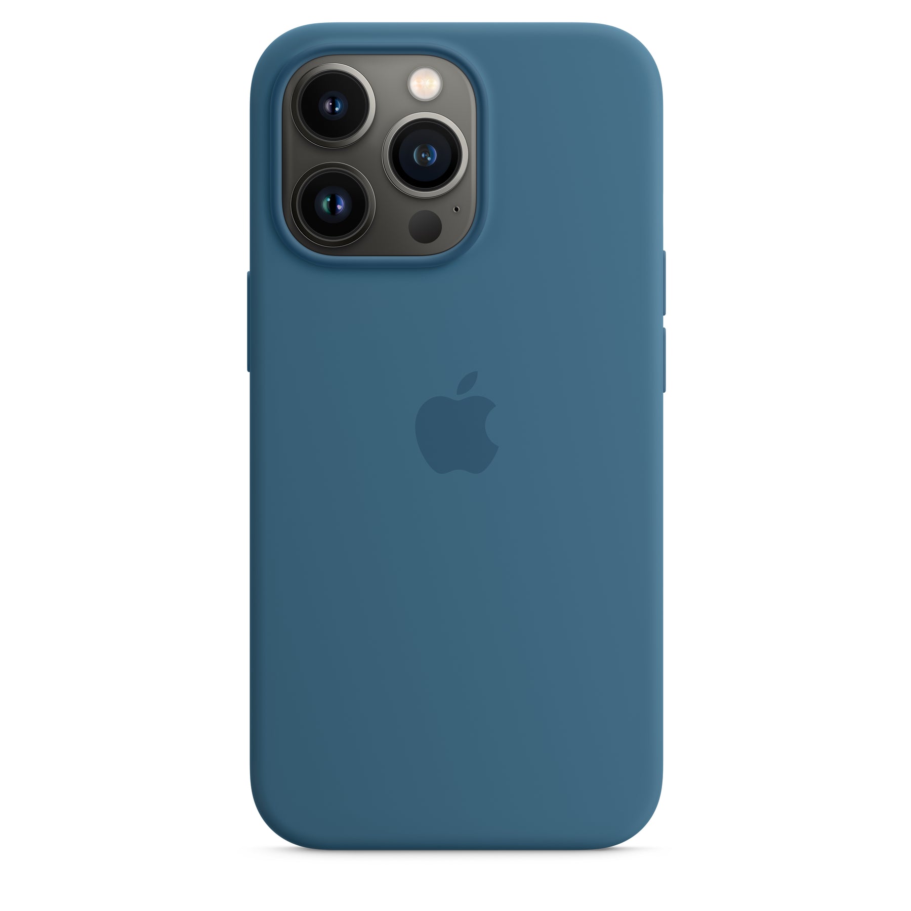 Apple - Tampa posterior para telemóvel - com MagSafe - silicone - gaio azul - para iPhone 13 Pro