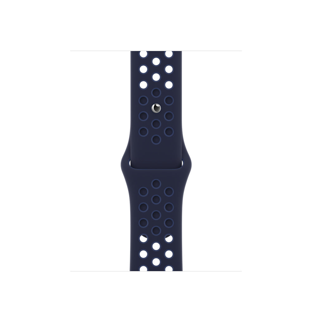 Apple Nike - Fita para relógio inteligente - 130-200mm - azul marinho meia-noite, azul místico - para Watch (38 mm, 40 mm, 41 mm)