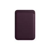 CARTERA DE PIEL APLLE CAPA PARA IPHONE CON MAGSAFE - CEREZA OSCURO
