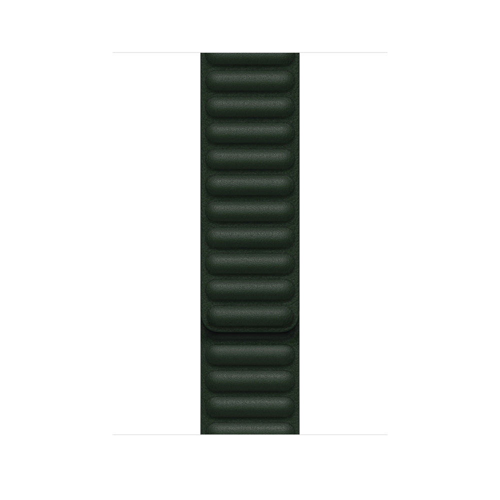 45mm Sequoia Green Leather Link - S/M
