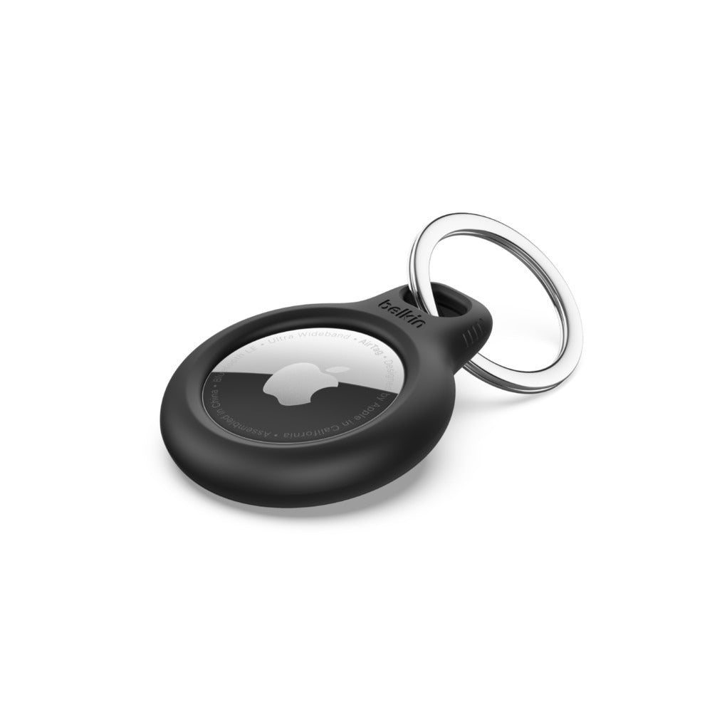 Belkin - Bolsa para airtag - preto (pacote de 4) - para Apple AirTag