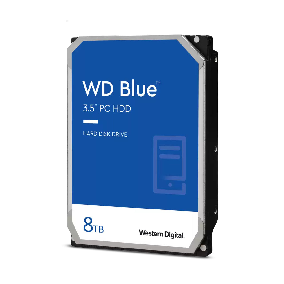 WD Blue WD80EAZZ - Hard disk - 8 TB - internal - 3.5" - SATA 6Gb/s - 5640 rpm - buffer: 128 MB