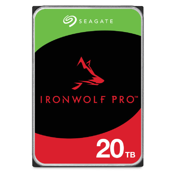Seagate IronWolf Pro ST20000NE000 - Disco duro - 20 TB - interno - 3,5" - SATA 6Gb/s - 7200 rpm - búfer: 256 MB - con 3 años Seagate Rescue Data Recovery