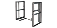 APC - Kit de soporte de conducto de aire - Negro - 48U - para P/N: NBPD0160A, NBWL0355A, SMX3000HV-BR, SMX3000LV2U-BR, SRT1000RMXLI, SRT1000RMXLI-NC