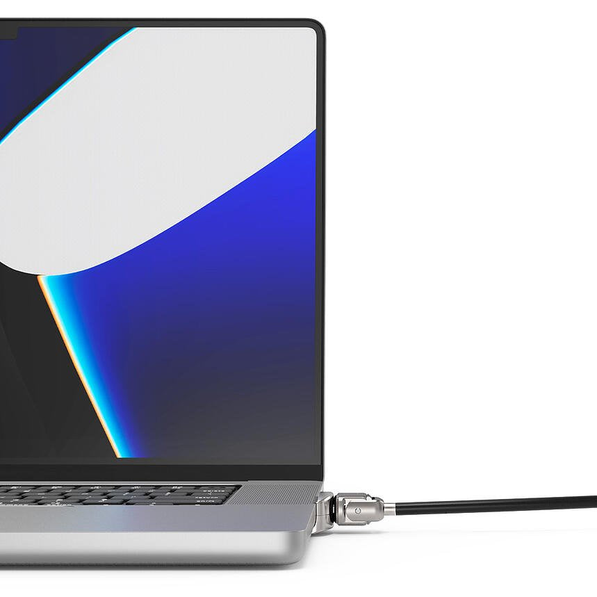 Compulocks Adaptador de candado para MacBook Pro M1 de 16 pulgadas (2021) con candado con llave - Adaptador de candado con ranura de seguridad - Con candado con llave - para Apple MacBook Pro 16 (finales de 2021)