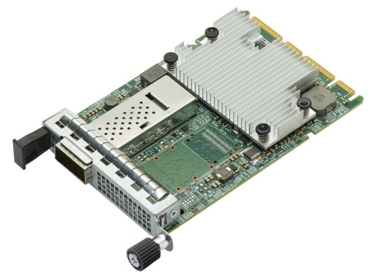 Broadcom BCM957504-N1100G - Adaptador de rede - PCIe 4.0 x16 - 100 Gigabit QSFP56 x 1