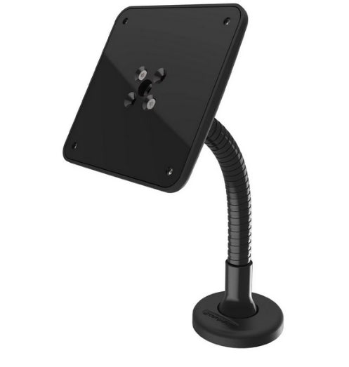Compulocks Space Flex - Kit de montaje (caja, soporte de brazo flexible) - para tablet - bloqueable - carcasa de aluminio - negro - tamaño de pantalla: 10.4" - montaje en pared, montaje en superficie, mostrador - para Samsung Galaxy Tab A7