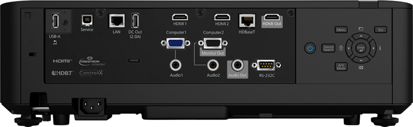 Epson EB-L735U - 3 projetores LCD - 7000 lumens (branco) - 7000 lumens (cor) - WUXGA (1920 x 1200) - 16:10 - 1080p - IEEE 802.11a/b/g/n/ac sem fios/LAN/Miracast - preto
