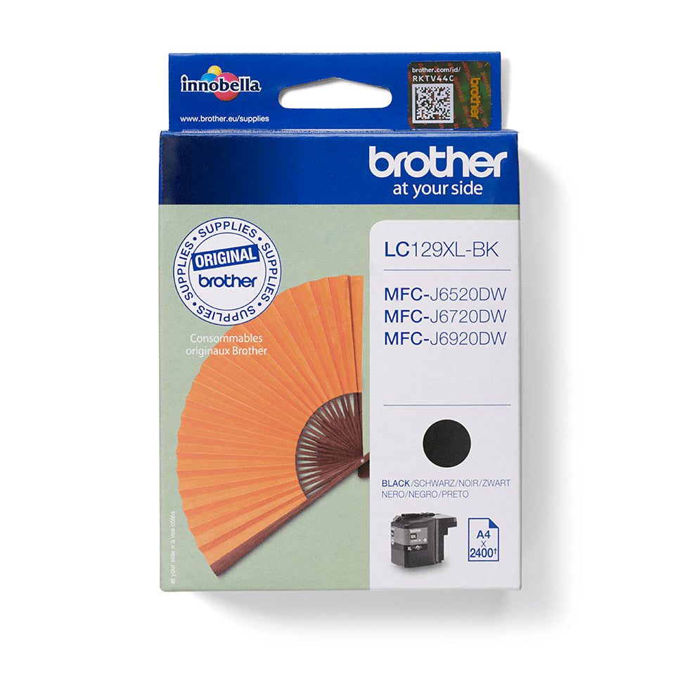 Brother LC129XLBK - Black - Original - Ink Cartridge - for Brother MFC-J6520DW, MFC-J6720DW, MFC-J6920DW