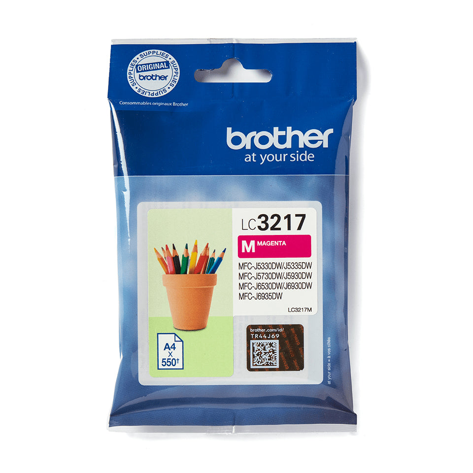 Brother LC3217M - Magenta - Original - Ink Cartridge - for INKvestment Business Smart Plus MFC-J5930, INKvestment Business Smart Pro MFC-J6935