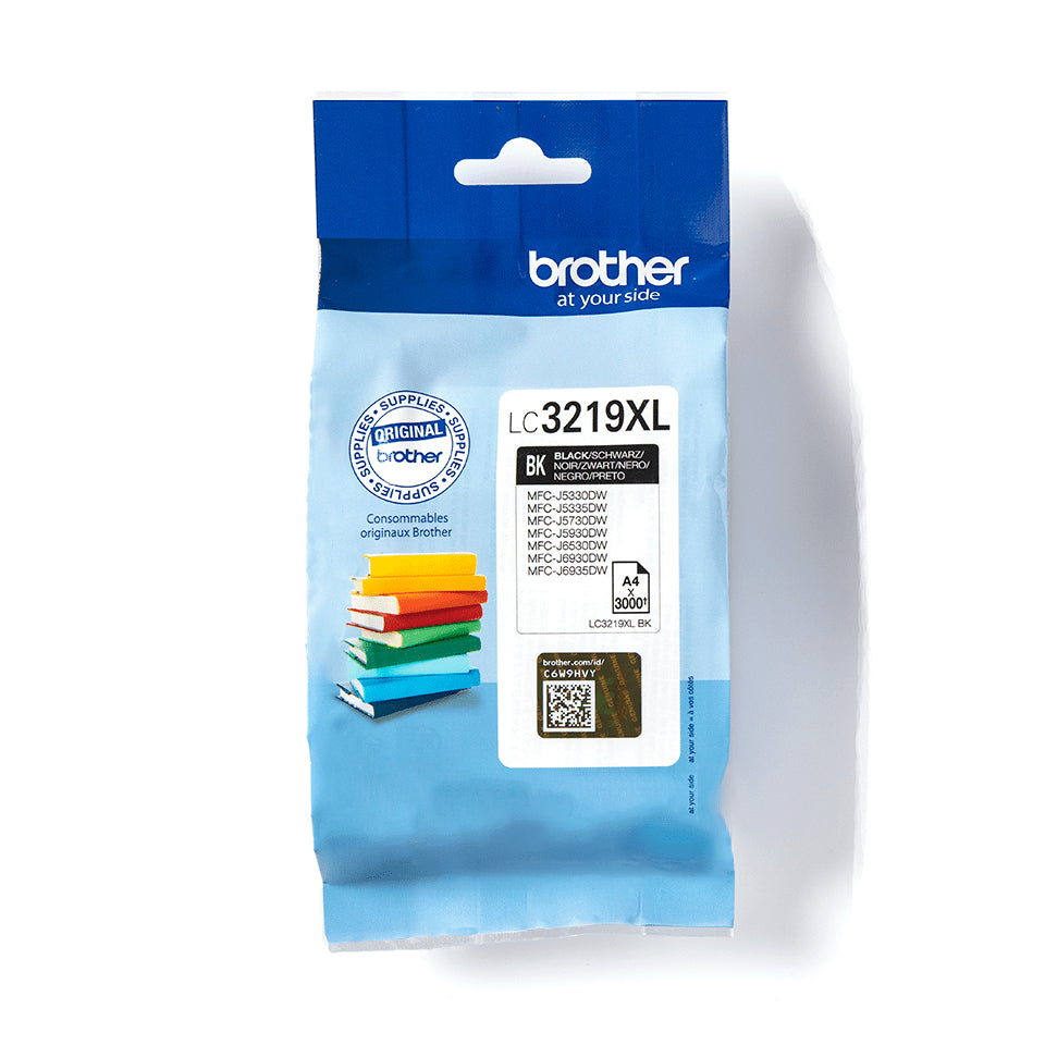 Brother LC3219XLBK - Black - Original - Ink Cartridge - for INKvestment Business Smart Plus MFC-J5930, INKvestment Business Smart Pro MFC-J6935