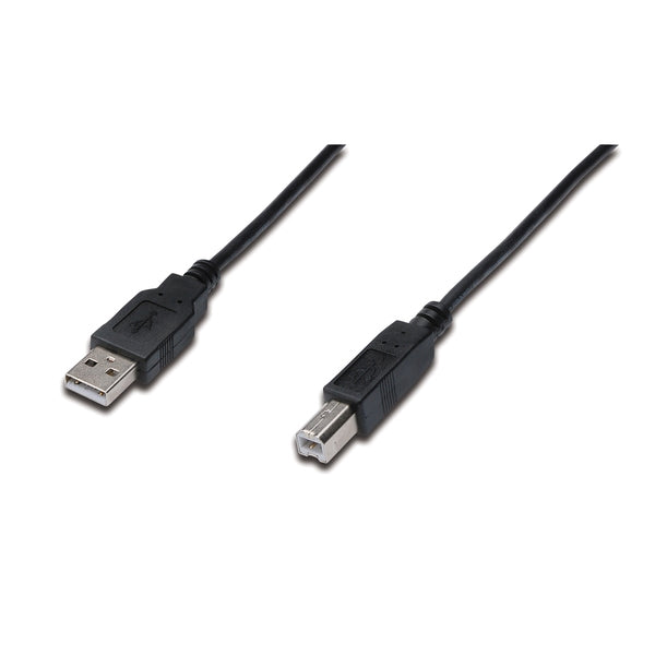CABLE DIGITUS IMPRESORA USB 2.0 A/BM/M 1.8MT NEGRO