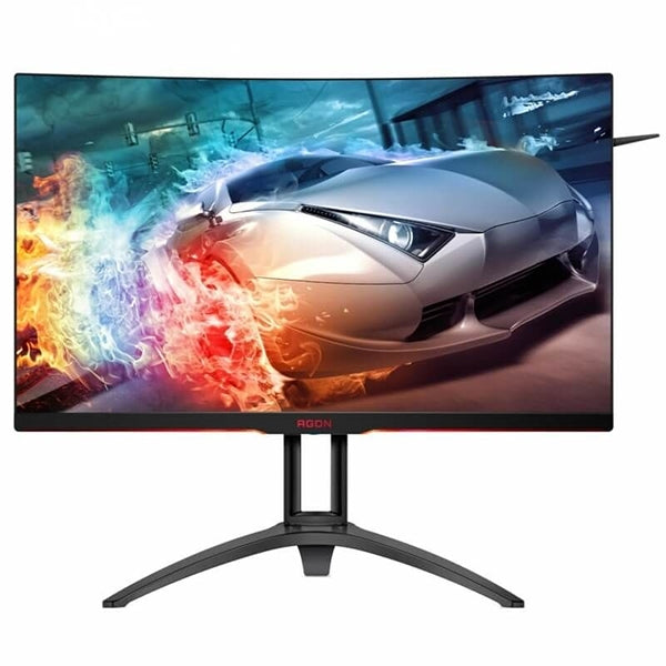 AOC MONITOR LED 32 QHD CURVO 144HZ VGA HDMI DP USB COLUNAS AG322QC4