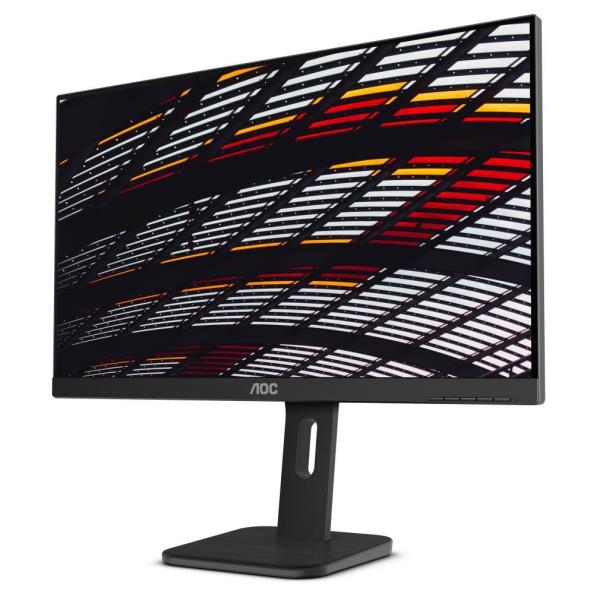 AOC MONITOR IPS 24 (23.8) 16:9 FHD VGA DVI HDMI DP USB COLUNAS HAS PIVOT 24P1