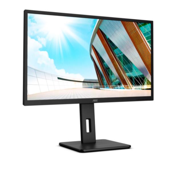 AOC U32P2 - LED Monitor - 31.5" - 3840 x 2160 4K @ 75 Hz - VA - 350 cd/m² - 3000:1 - 4 ms - 2xHDMI, DisplayPort - speakers - black