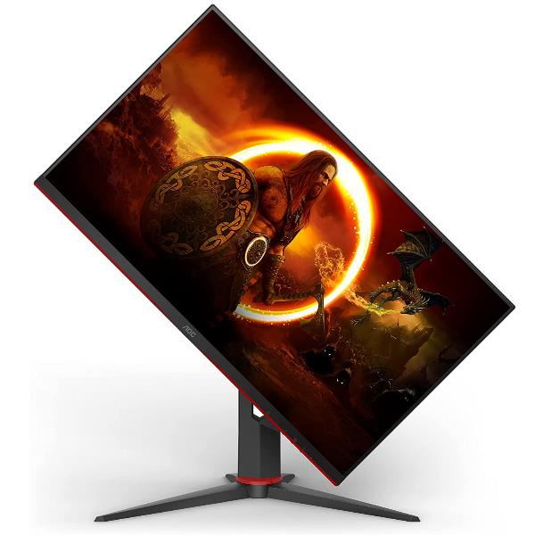 AOC MONITOR VA 27 FHD 1MS 165HZ VGA HDMI DP SPEAKERS HAS PIVOT 27G2SU/BK