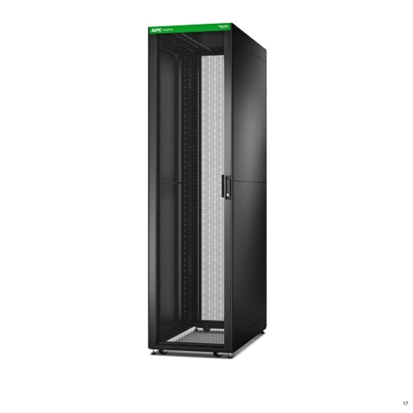 APC EASY RACK 600MM/48U/1200MM CON PANEL LATERAL DE TECHO 4 SOPORTES SIN FONDO NEGRO