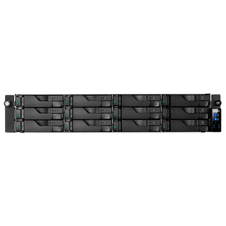 NAS ASUSTOR AS7112RDX/RAIL KIT LOCKERSTOR 12R Pro, 12-Bay XeonE-2224 4C 3,4GHz-8GB-USB, 5Y WTY