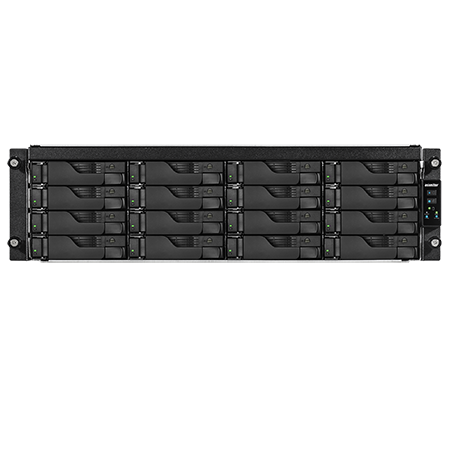 NAS ASUSTOR AS7116RDX/RAIL KIT LOCKERSTOR 16R Pro, 16-Bay XeonE-2224 4C 3,4GHz-8G-USB, 5Y WTY