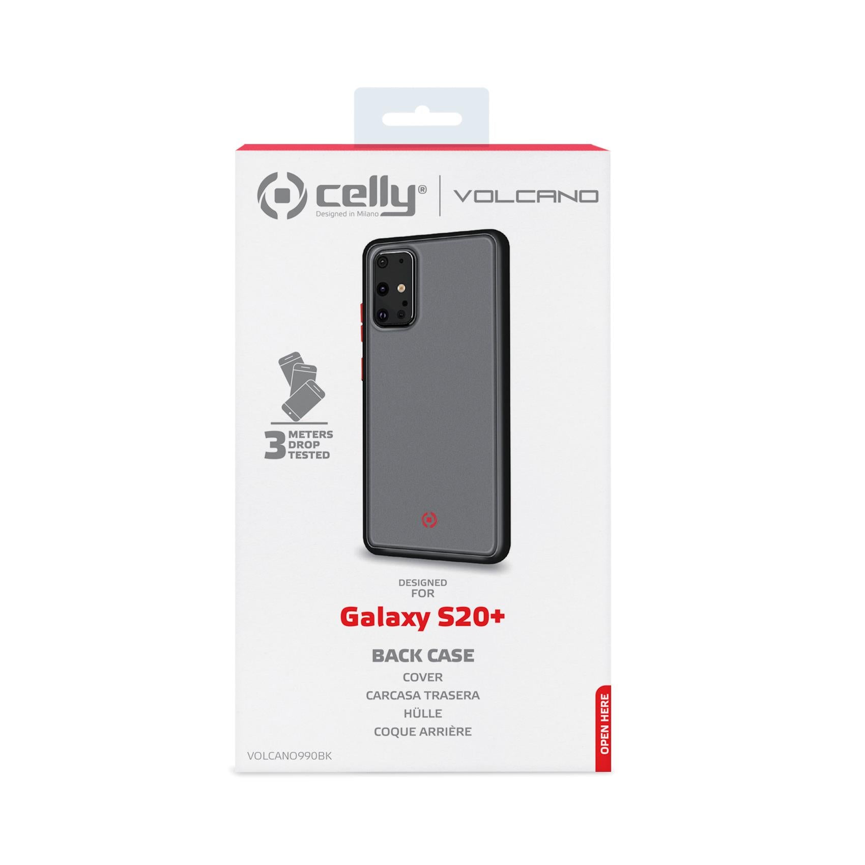 CELLY COVER VOLCANO GALAXY S20+ NEG