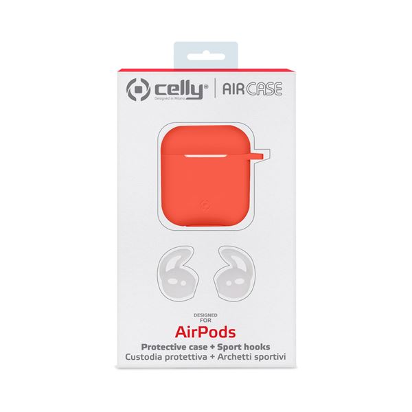 FUNDA AIRPODS NARANJA