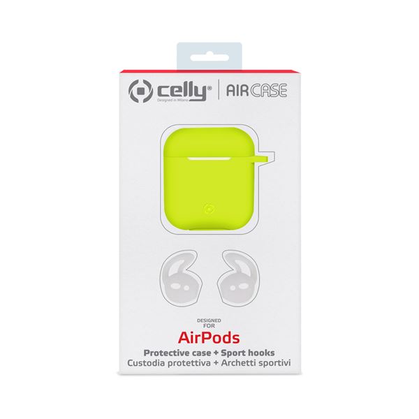 FUNDA AIRPODS AMARILLA